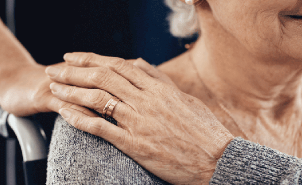 Long Term Care 1 woman with ring